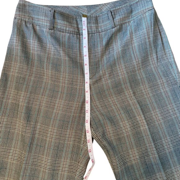Catherine Stewart grey plaid trouser pants size 10 - Picture 6 of 7